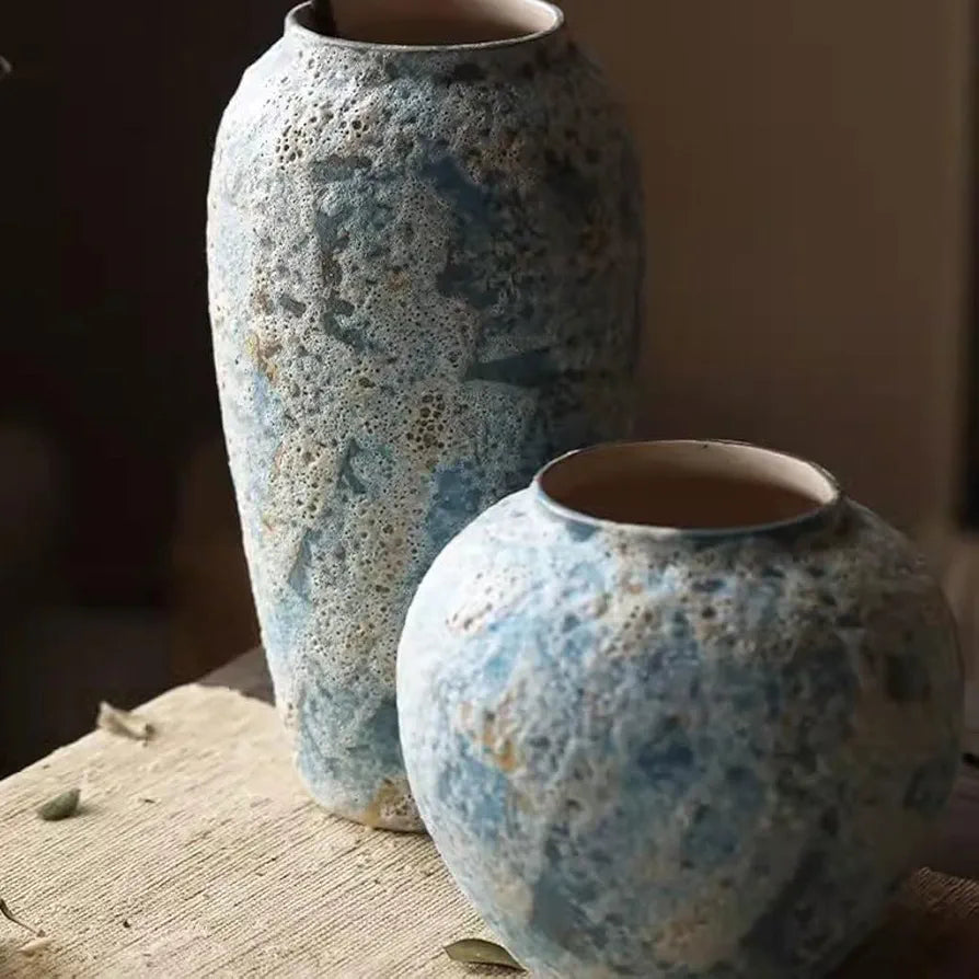 Minimalist Stoneware Decorative Vases ( Set of 3 )