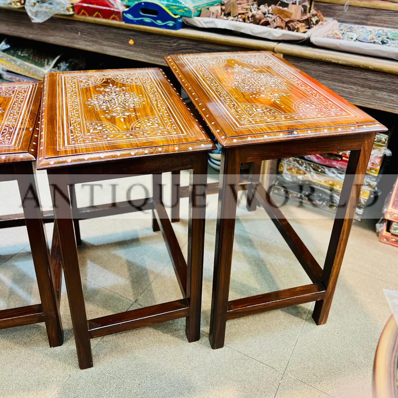 Handcrafted Nested Table ( Set of 4pc )