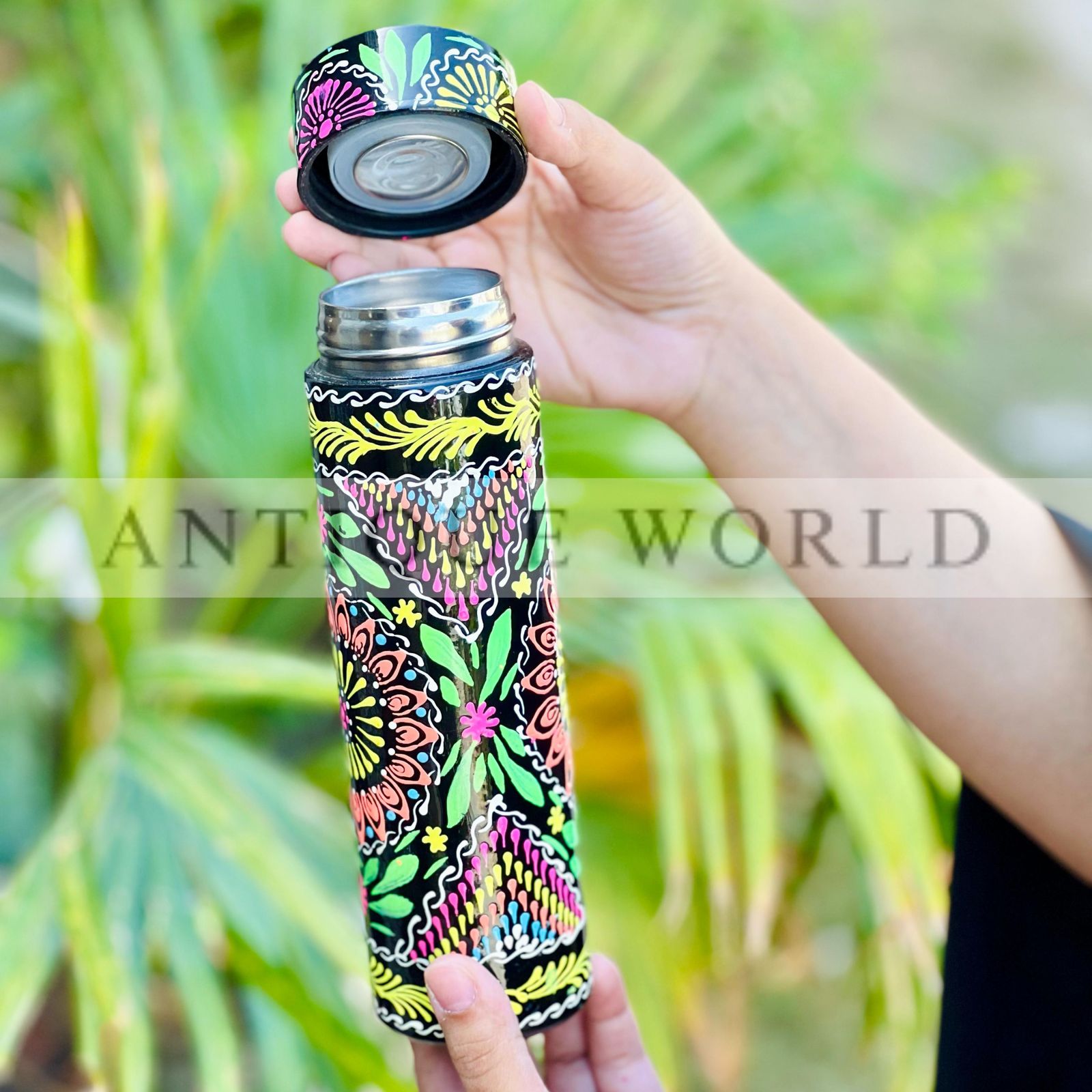HandCrafted Naqshi Art Water Bottle