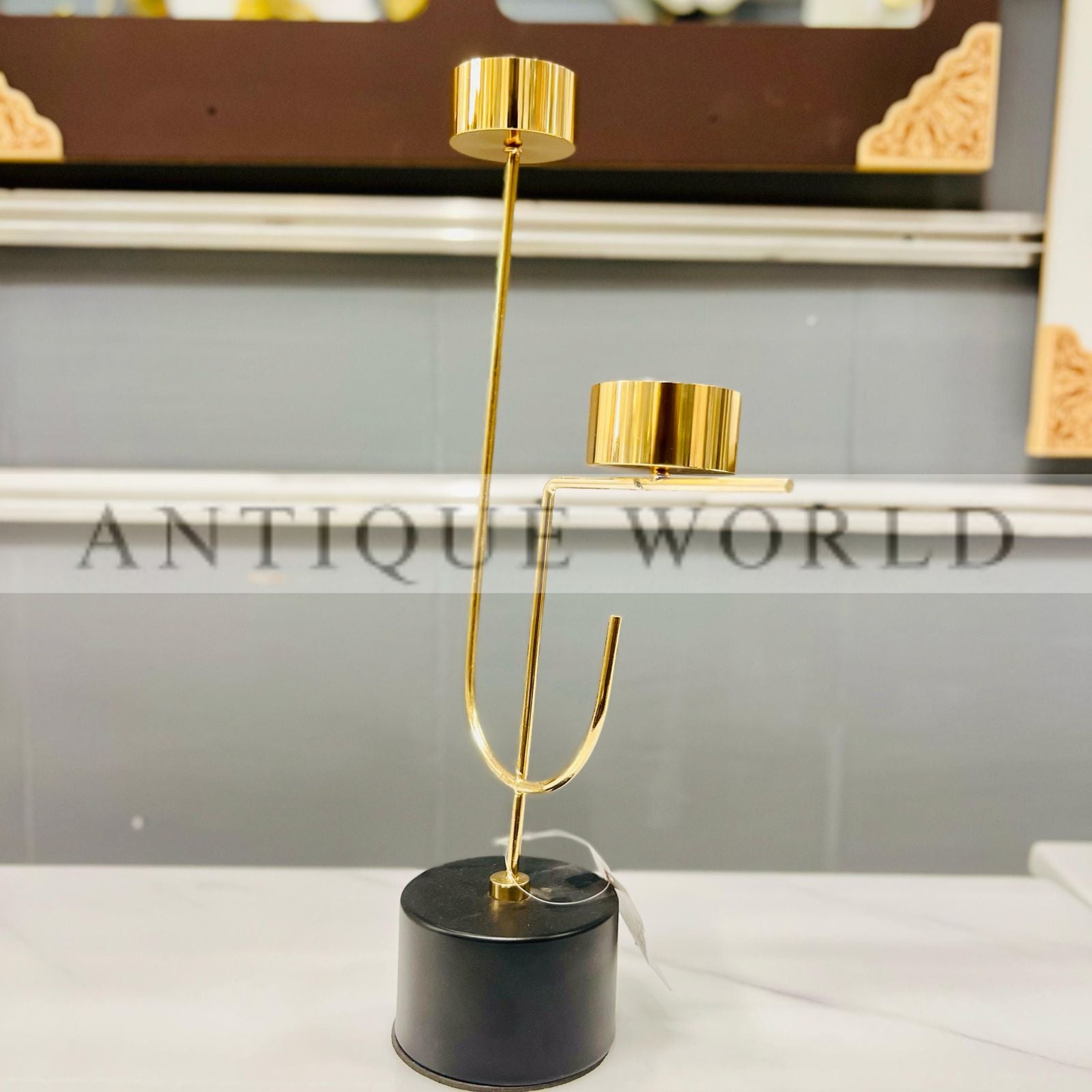 Chinese Style Metal Candle Holder
