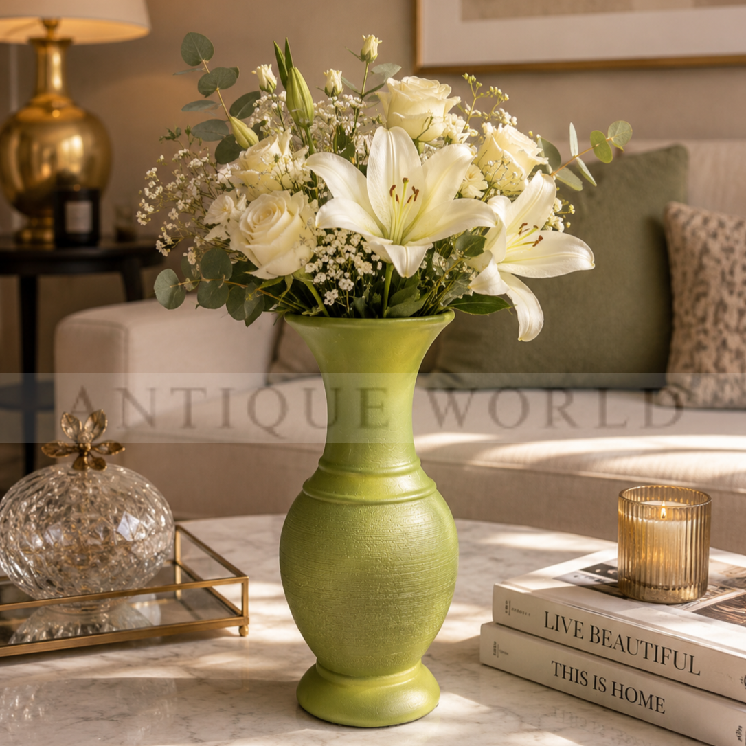 Antiqua Earthy Twin-Tone Antique Vase