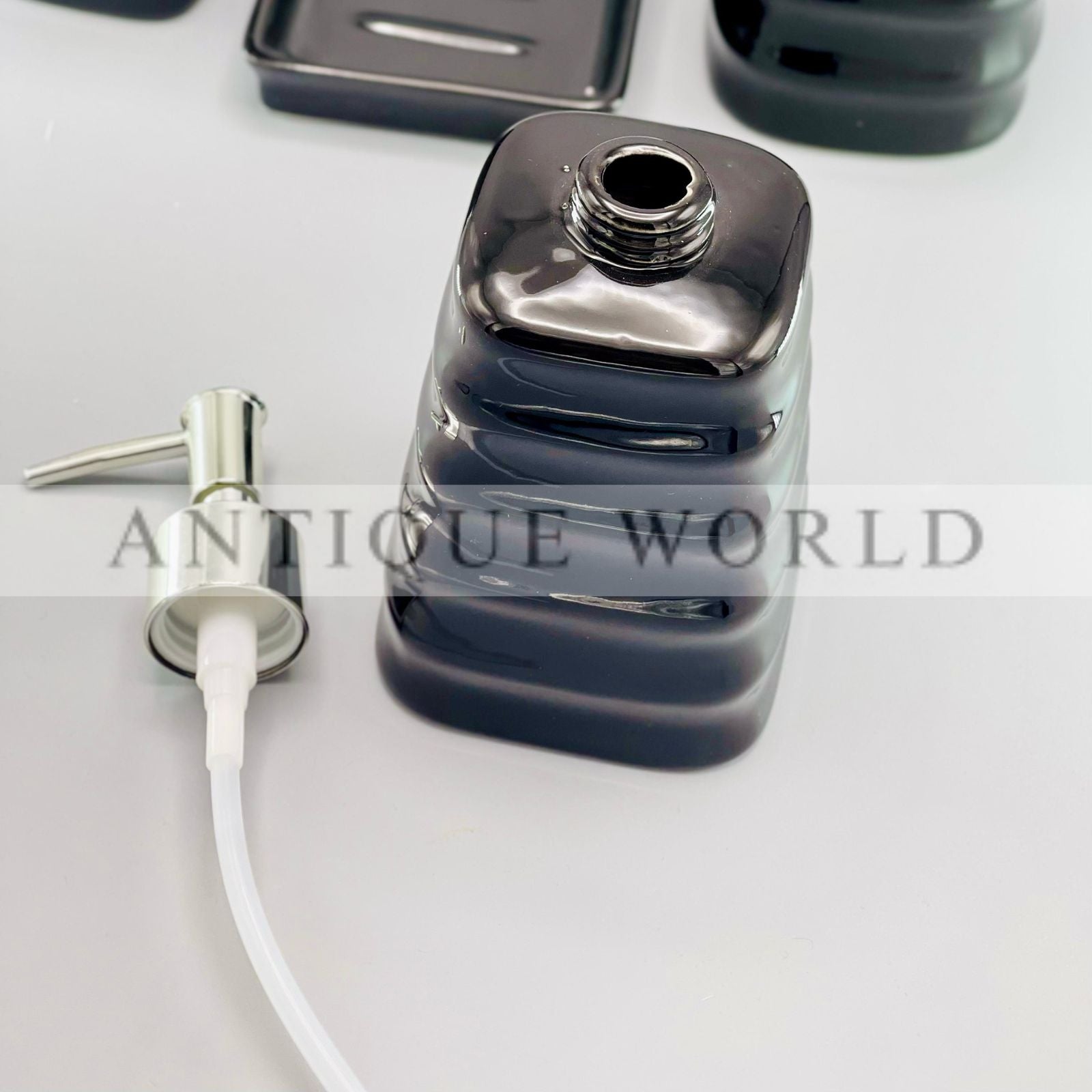 Luxury Black Accessories Bathroom Set