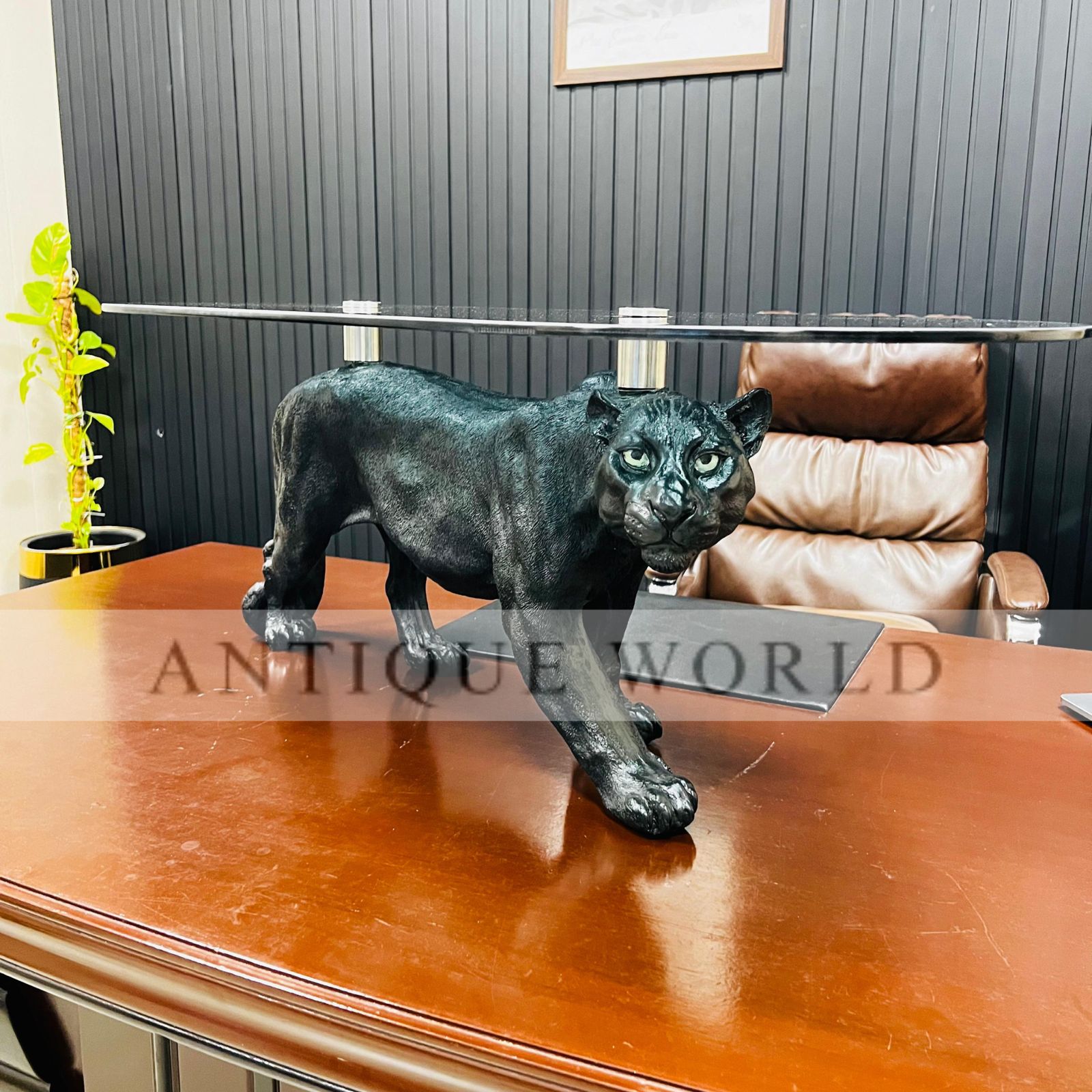 Panther Coffee Table Decor