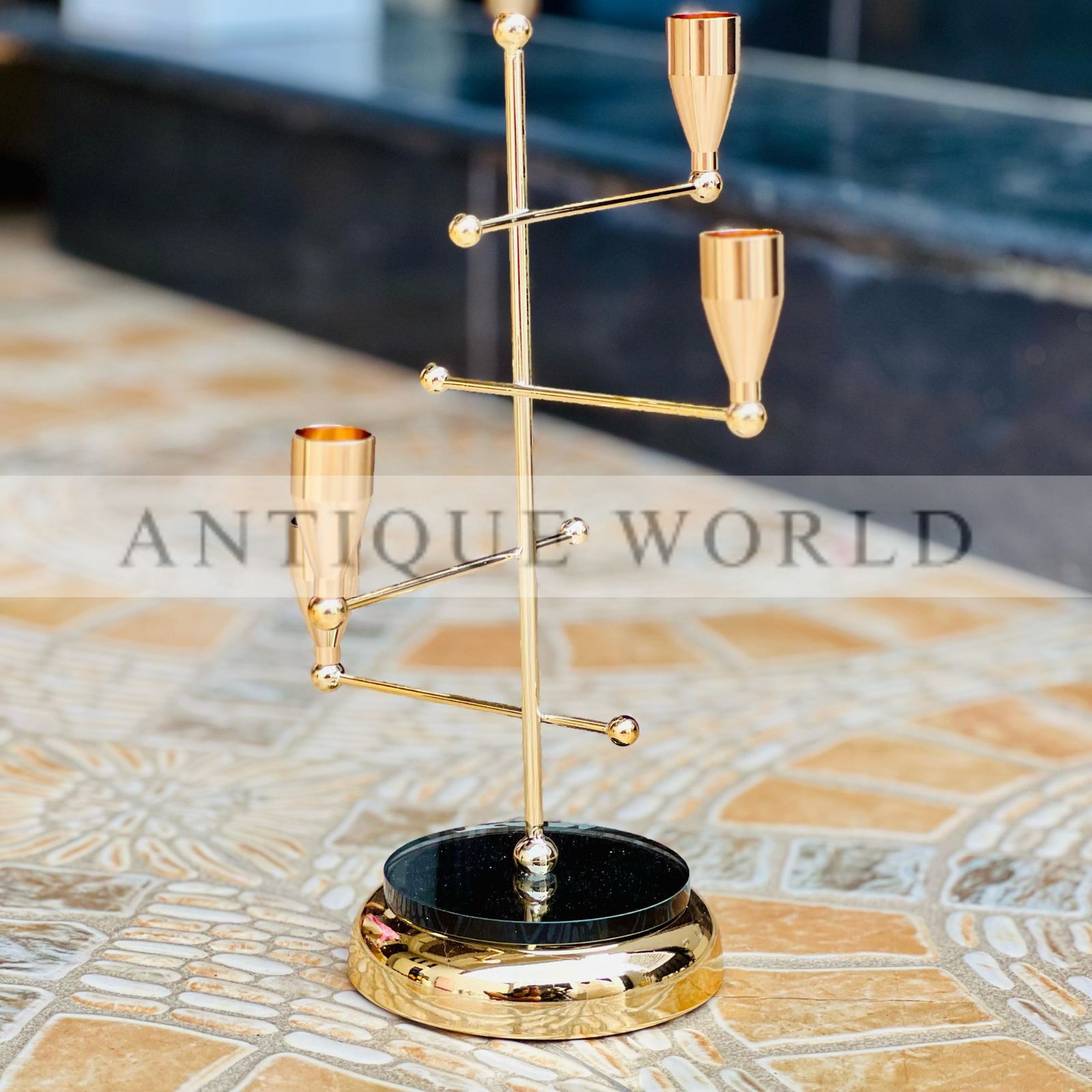Multi-Armed Orbit Candle Stand
