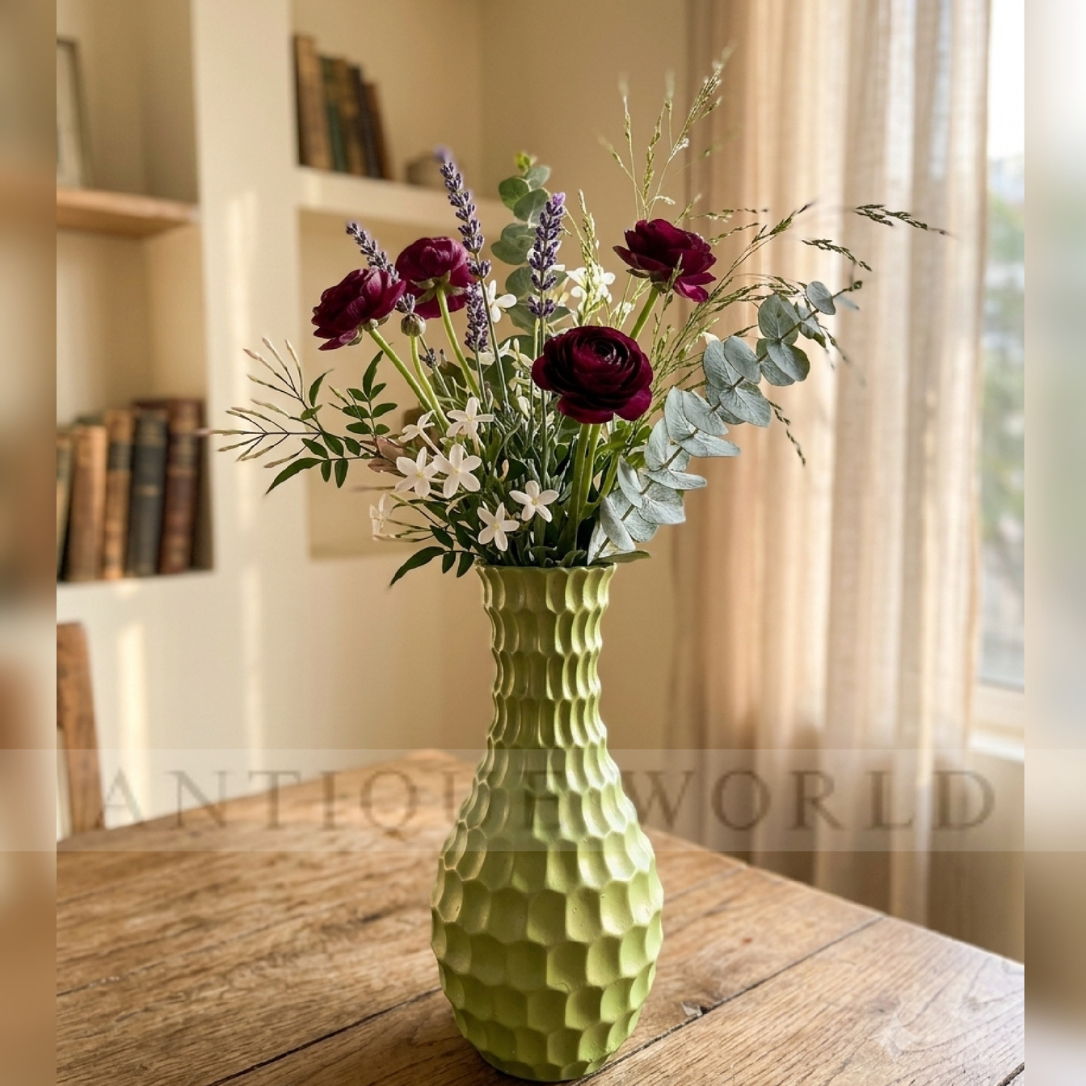 Aurelian Honeycomb Antique Vase