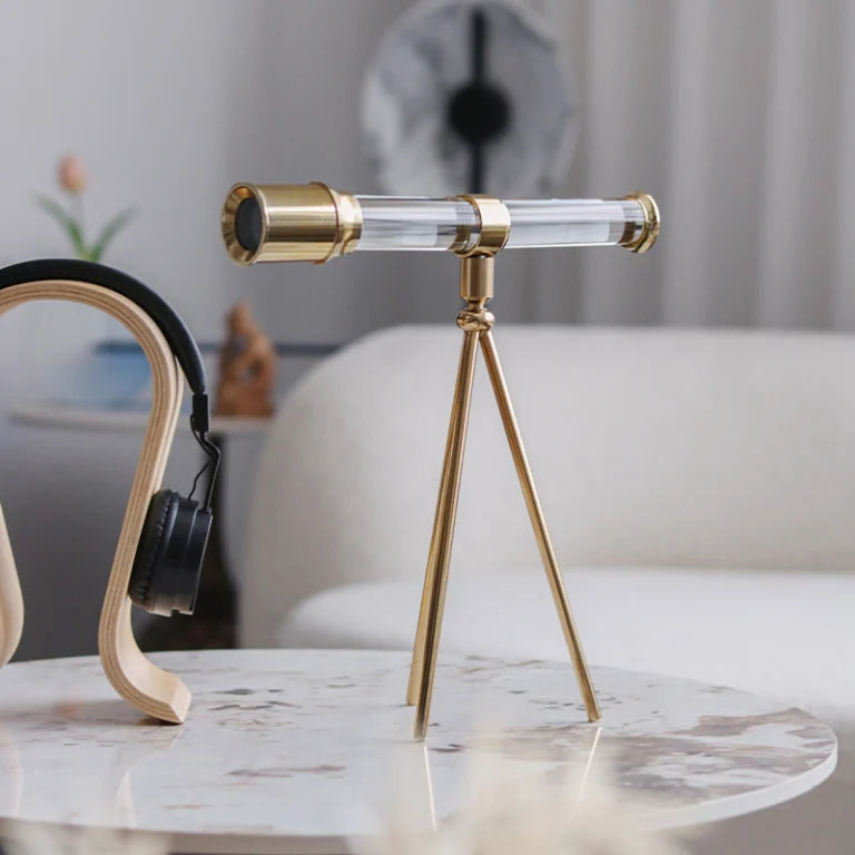Metal Crystal Telescope Model