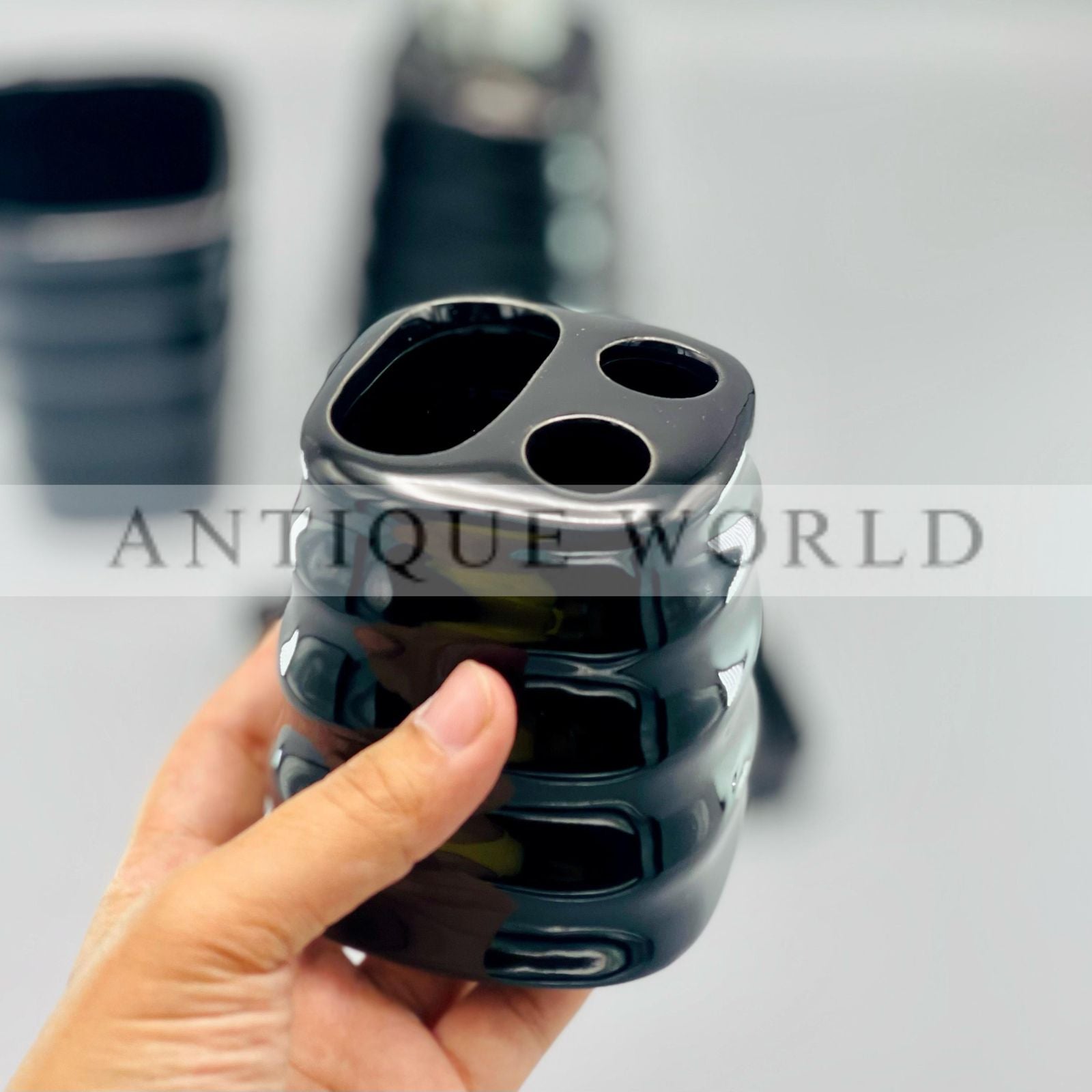 Luxury Black Accessories Bathroom Set