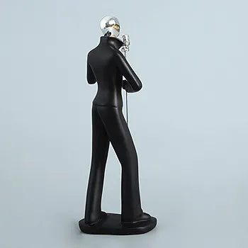 Lighting Fashion Resin Art Simging Man Figure Home 1Pc