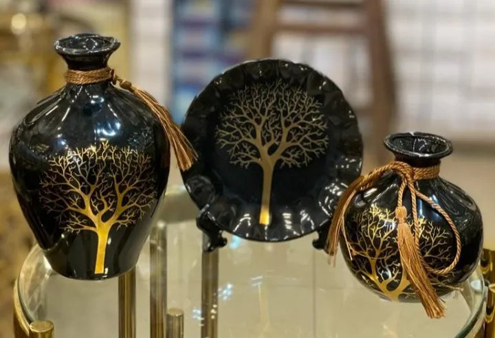 Ceramic Vase Pot Set for Home Decor set of 3
