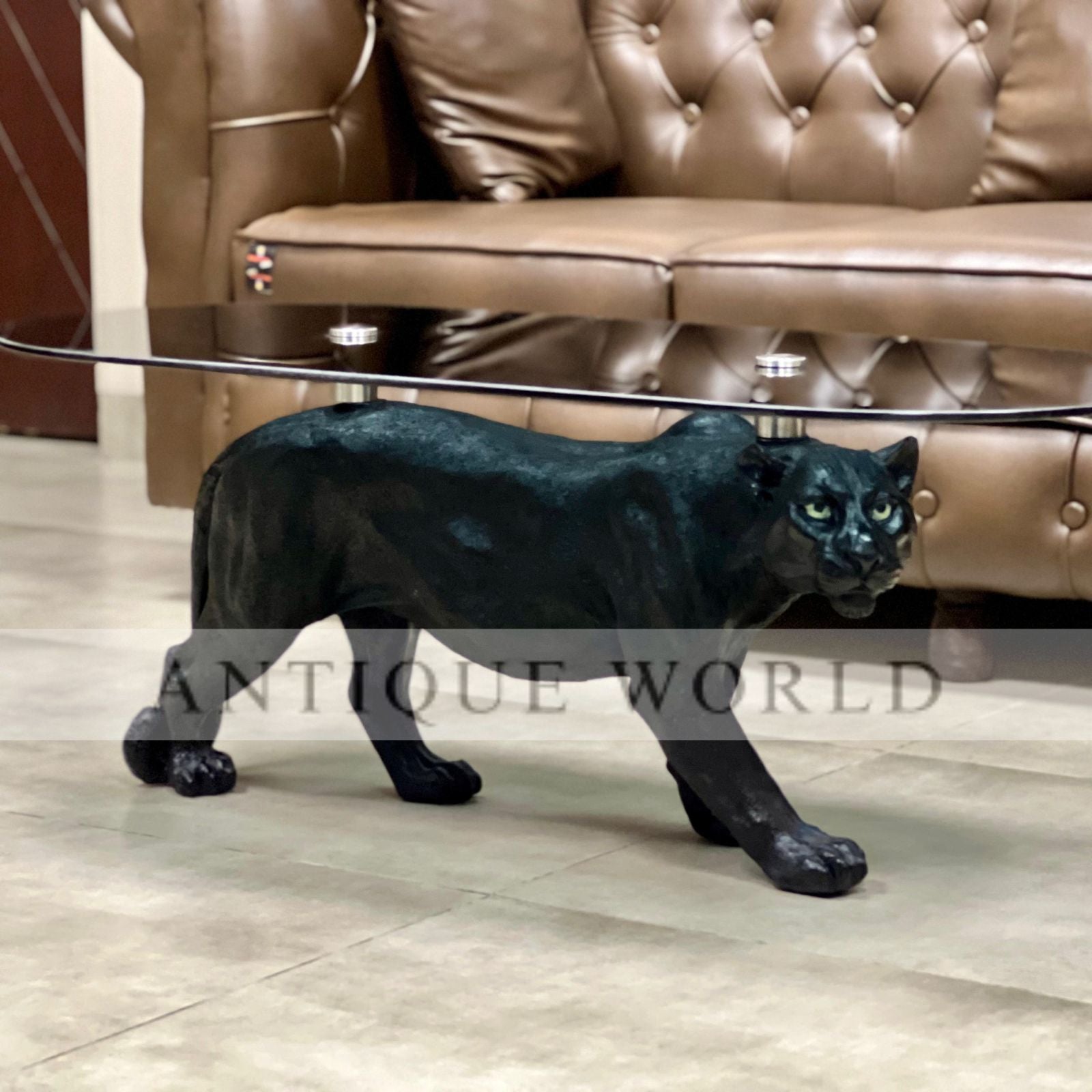 Panther Coffee Table Decor