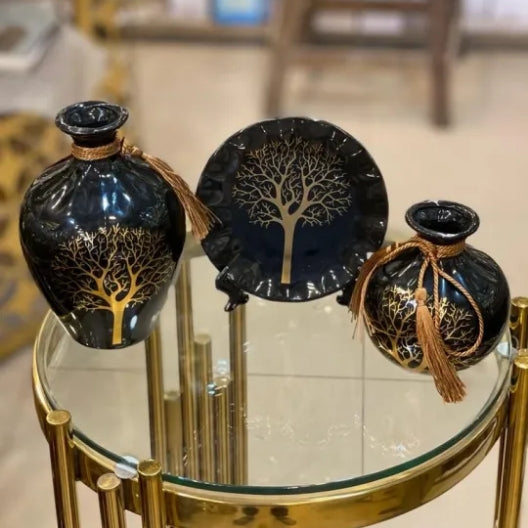 Ceramic Vase Pot Set for Home Decor set of 3