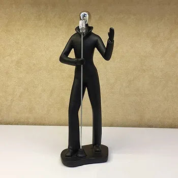 Lighting Fashion Resin Art Simging Man Figure Home 1Pc