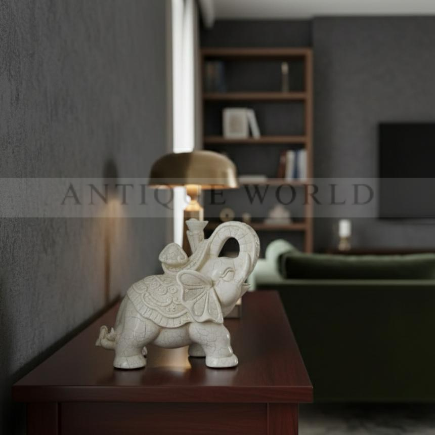 Royal Ornate Elephant Statue
