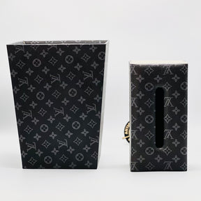 Louis Vuitton Monogram Square Basket and Tissue Box Set