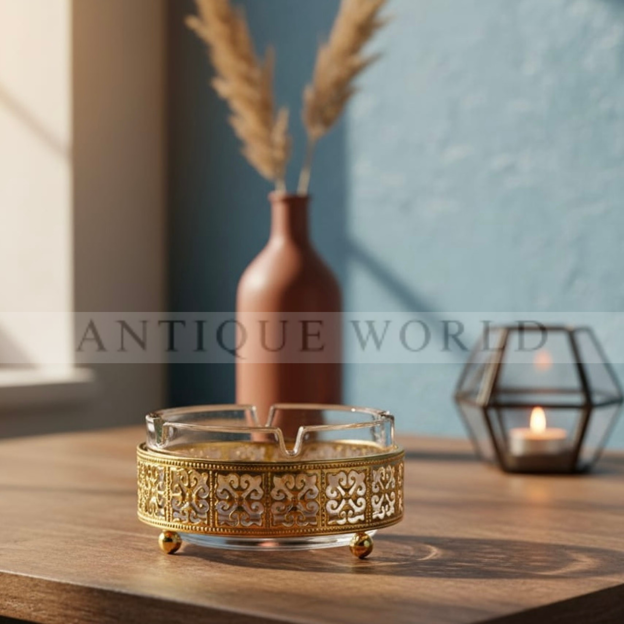 Regal Aura Glass Ashtray