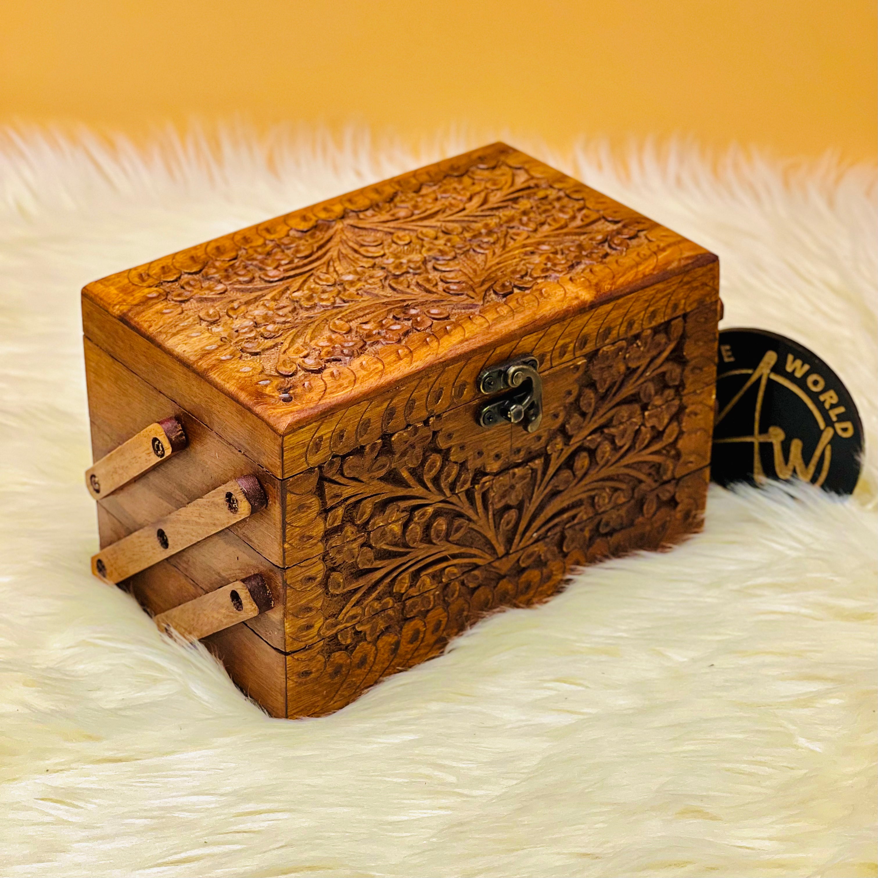 Wooden Jewellery Box ( 3 Steps )