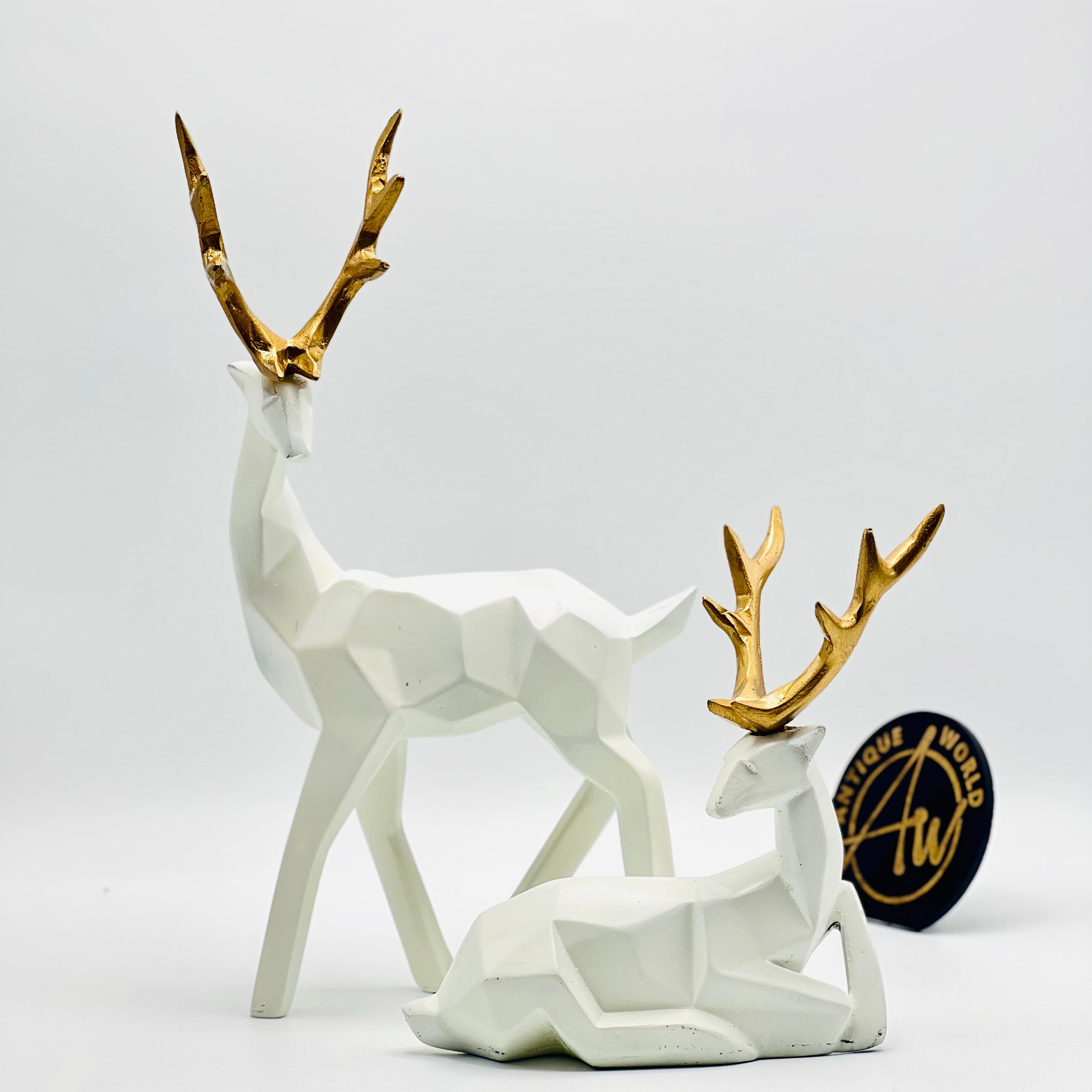 Twin Obsidian Rein Deer( Pair )