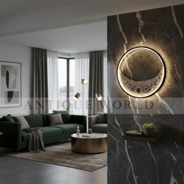 Cosmic Delight Wall Moon Lamp