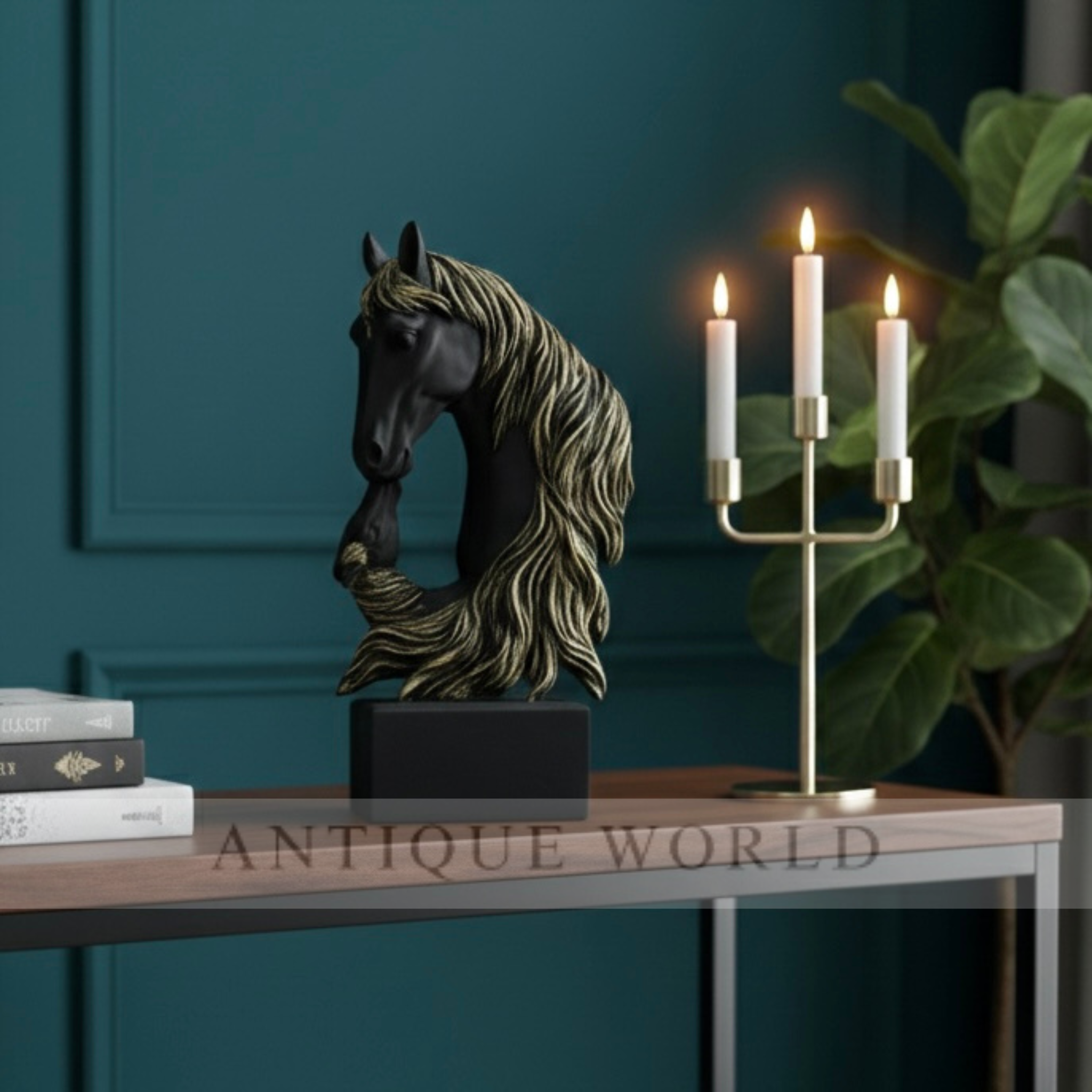 Majestic Steed Horse Sculpture