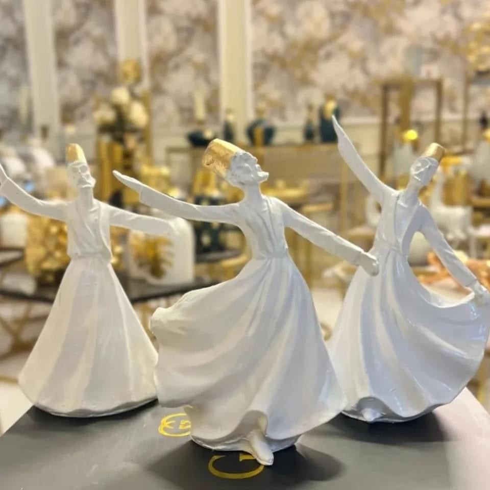 Classical Dervish  Art Sculpture( Set of 3)