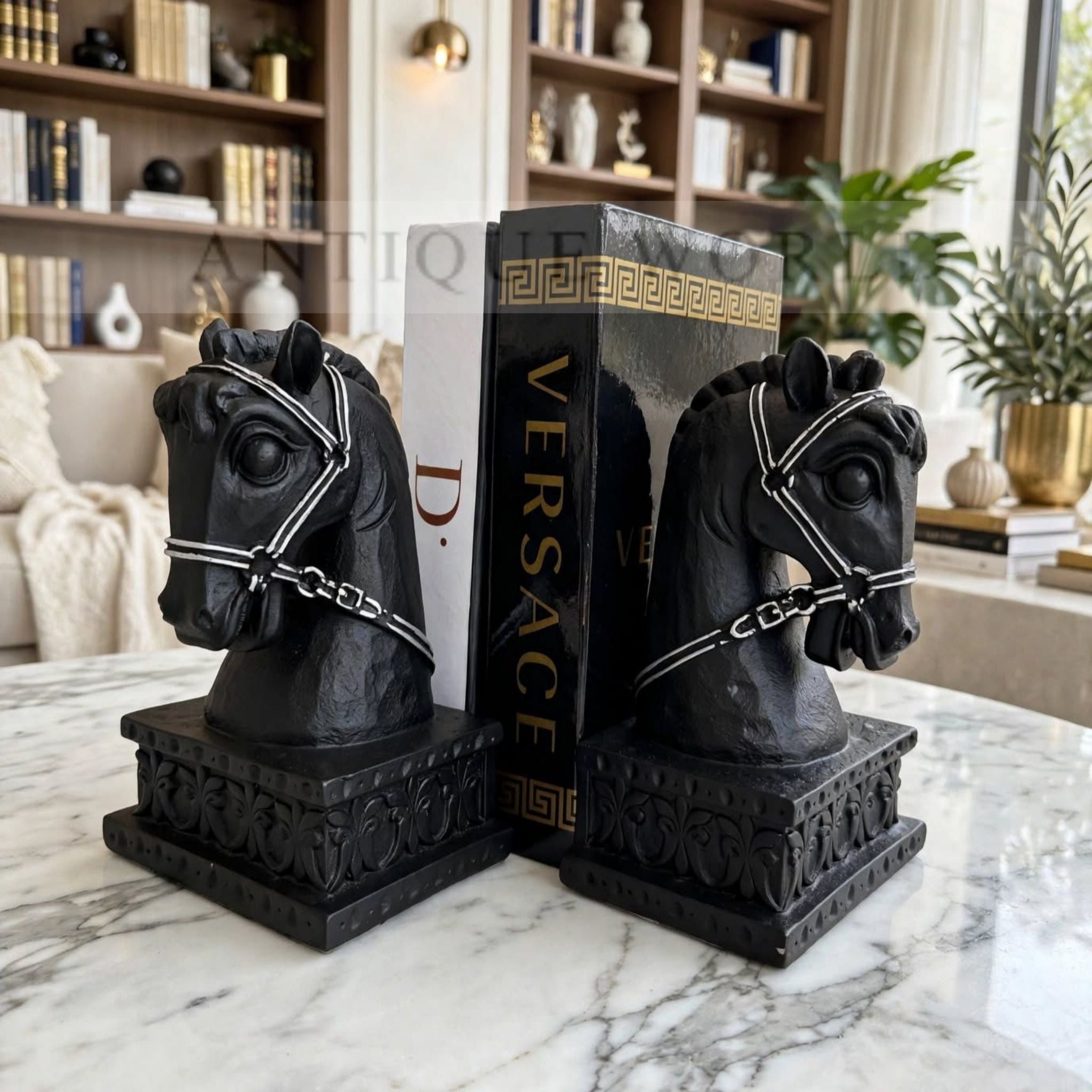 Vintage Horse Head Bookend