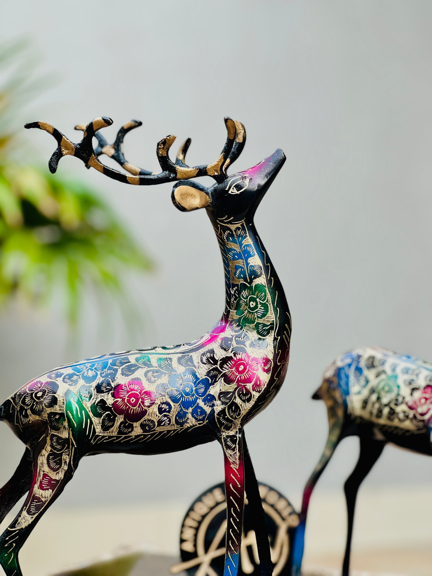 Brass Deer ( Set of 2 )