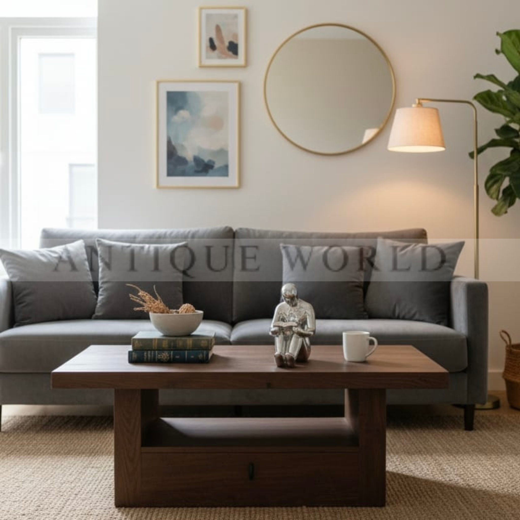 Reflective Reader Sculpture