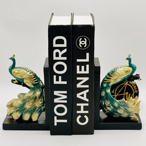 Elegant Peacock Bookend (Set Of 2)