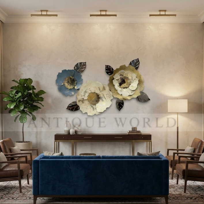 Ivory Petal Luxe Elegance Wall Art