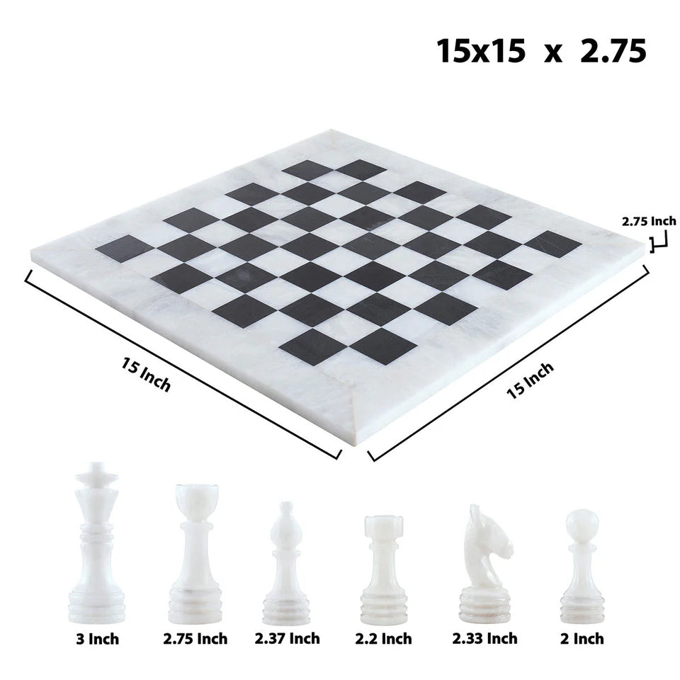 Onyx Chess Decor