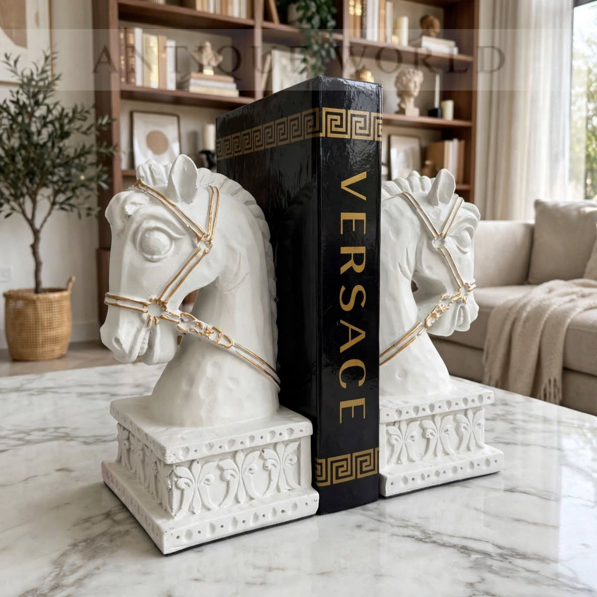 Vintage Horse Head Bookend