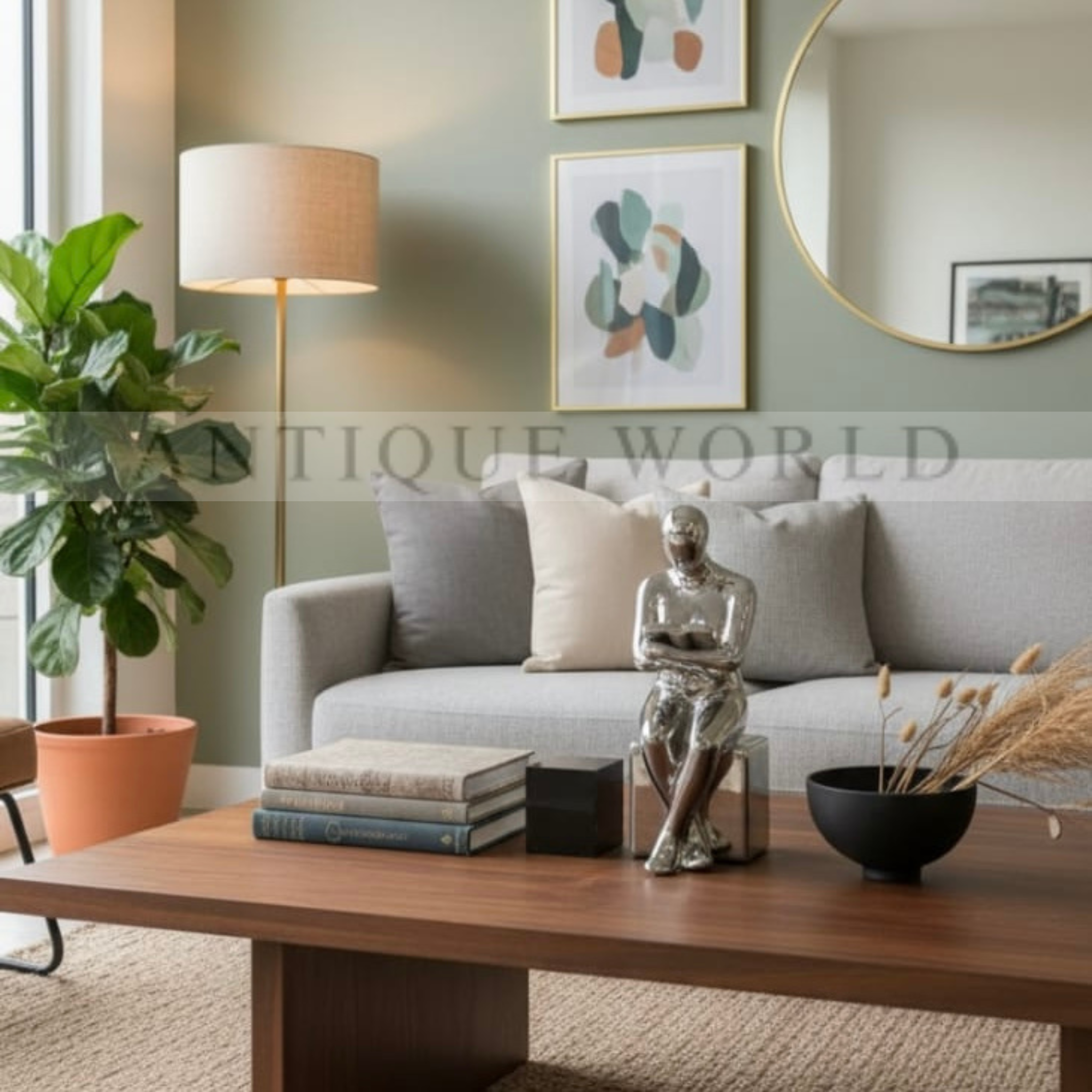 Silver Book Lover's Decor