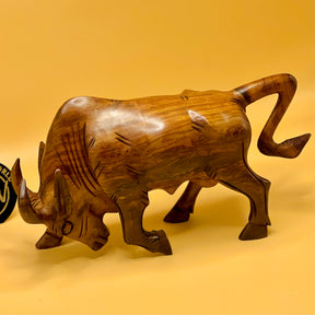 Handcrafted Bull Sculpture