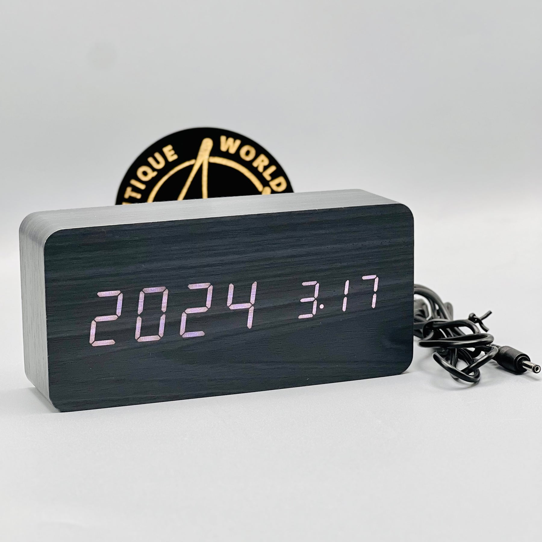 Studio Desk LED  Clock ,Time , Date & Temperature Display Decor