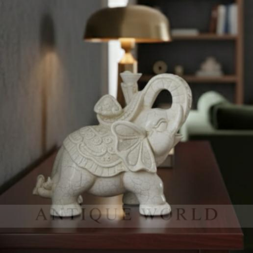 Royal Ornate Elephant Statue