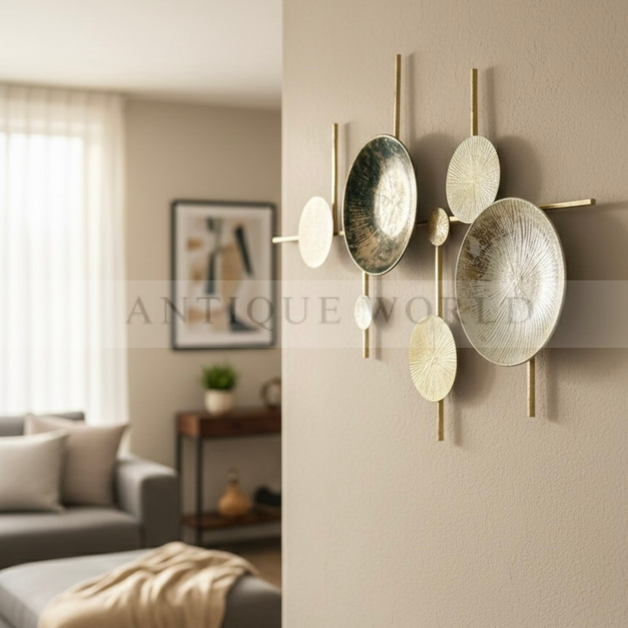 Contemporary Metallic Solar Eclipse