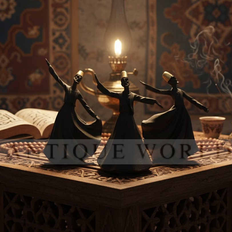 Classical Dervish  Art Sculpture( Set of 3)