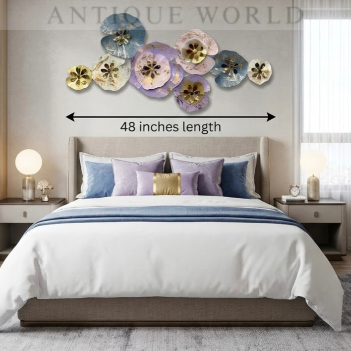 Royal Bloom Serenity Metal Wall Art