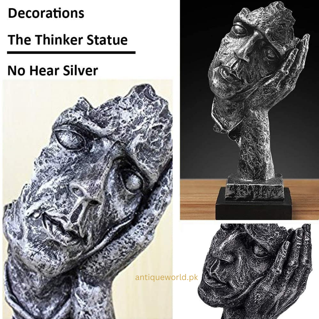 Silent Face Sculpture (Hear No Evil)