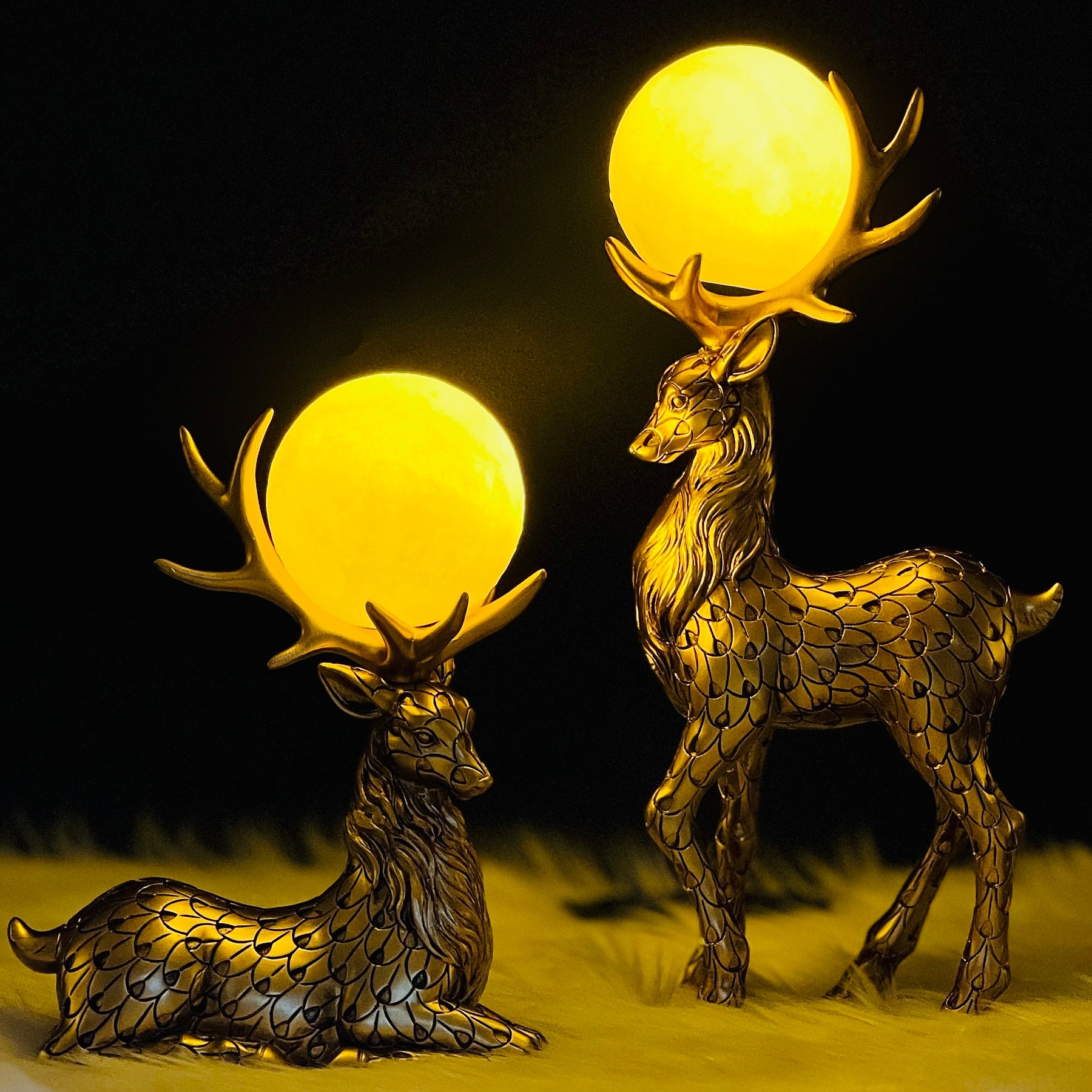 Quartz  Ball Deer Set