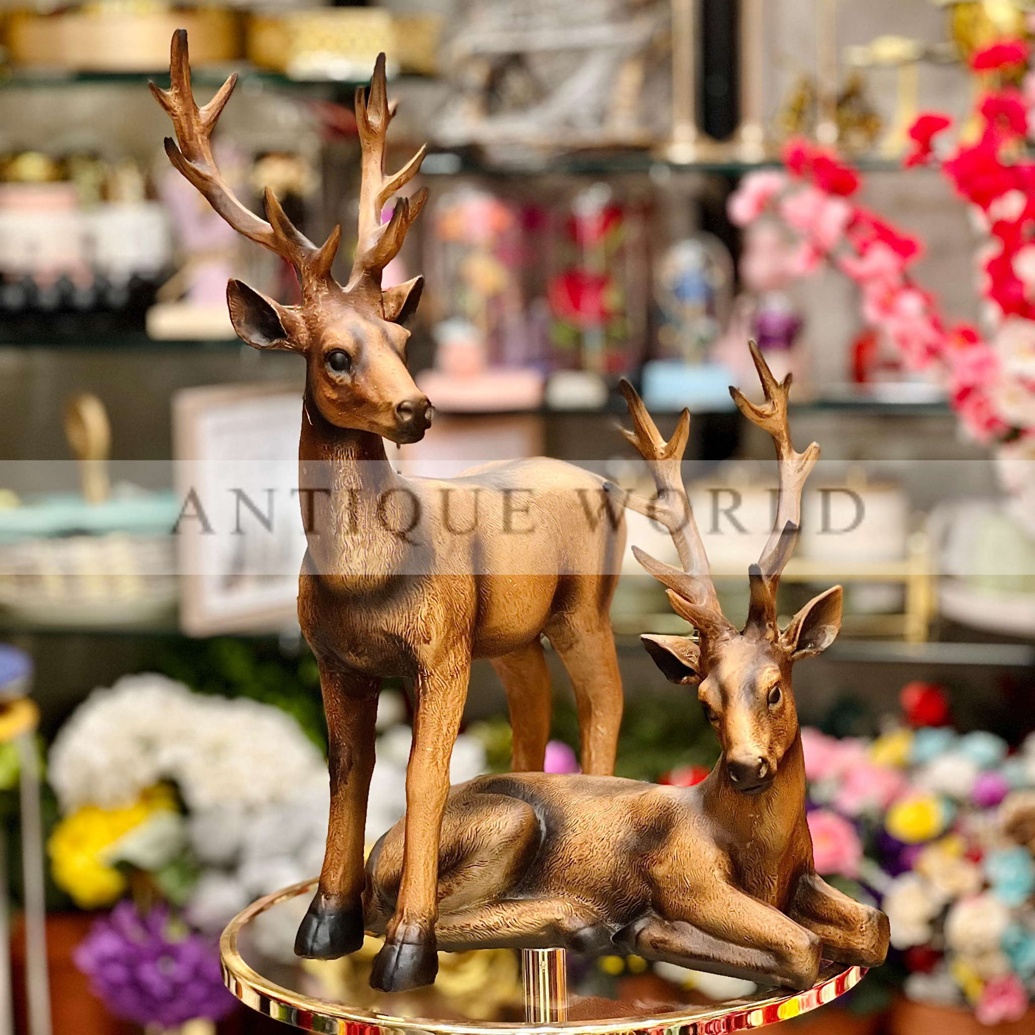 Deer Figurines Lawn Ornament