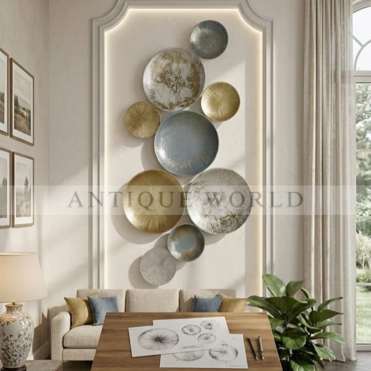 Elegant Metallic wall decor