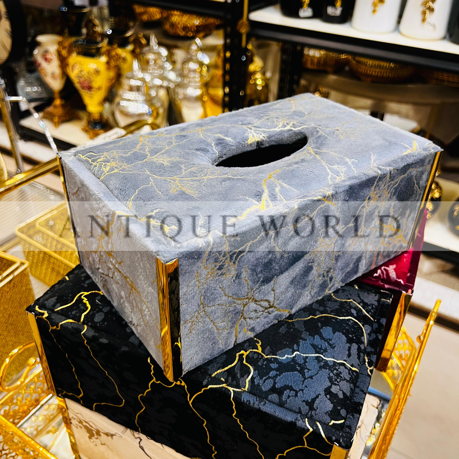 Leather Tissue Box