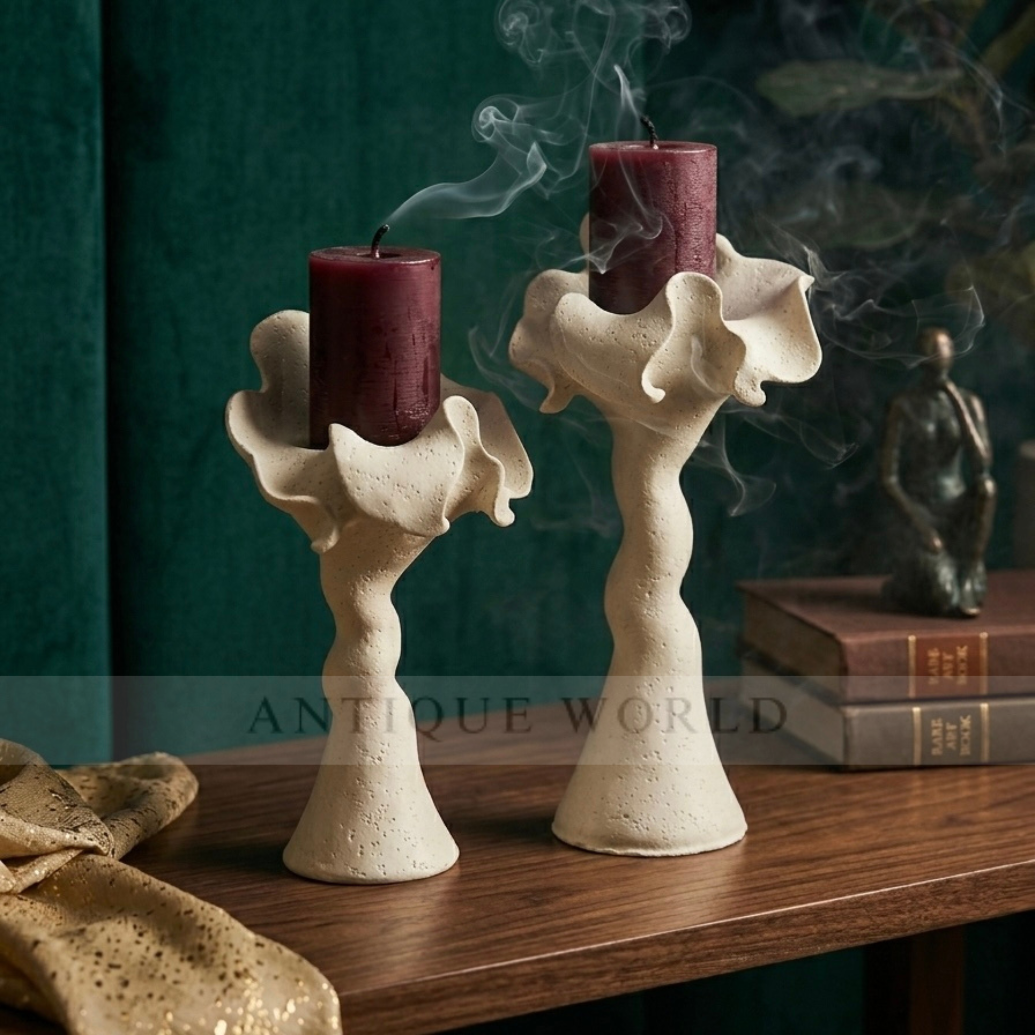 Elegant Edges Candles (Set of 2)