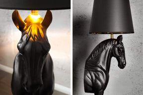 Resin Horse Statue Floor Lamp