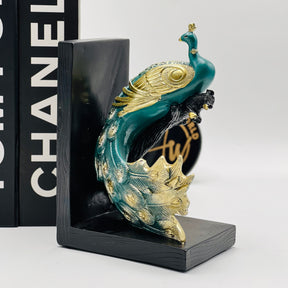 Elegant Peacock Bookend (Set Of 2)