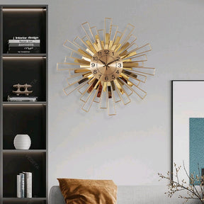 Modern Fashion Metal Iron Wall Clock Wall Art