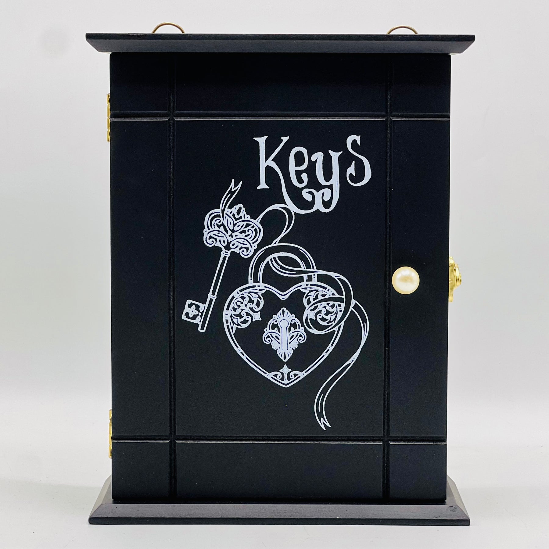 Key Box Wall Hanging Cabinet ( Black )