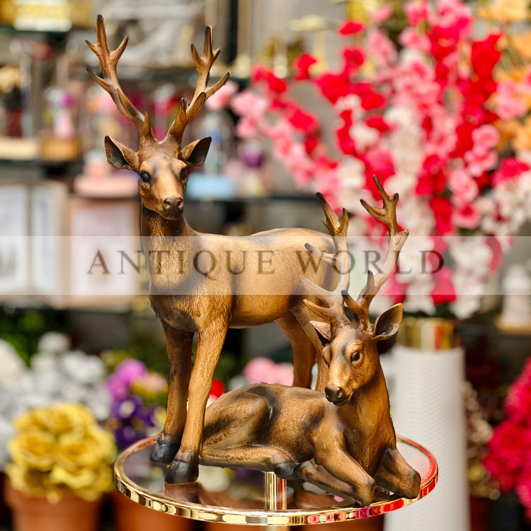Deer Figurines Lawn Ornament