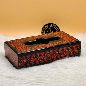 Laquer Art Tissue Box